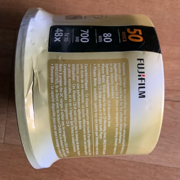 New 50 quantity CD-R 80 minute disks , 700mb by fuji film - Picture 4 of 7